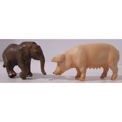 Figurine Truie et  éléphant - Schleich
