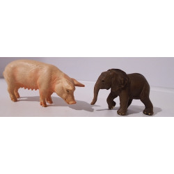Figurine Truie et  éléphant - Schleich
