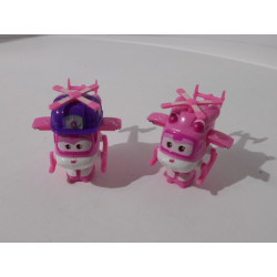 Lot de 2 figurines hélicoptère Dizzy - Super Wings