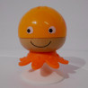 Mini hochet pieuvre orange à ventouse - Hape