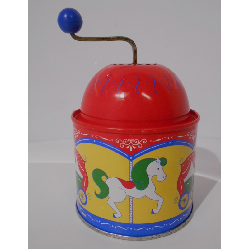 Boite à musique -Petit moulin en métal