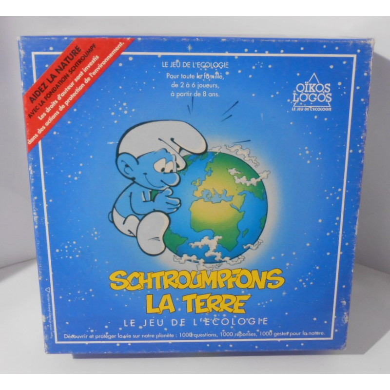 Jeu Schtroumpfons la Terre - OÏKOS LOGOS (Vintage)