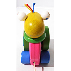 Escargot en bois à tirer