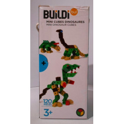 Jeu de construction "Buildibul -Mini Cubes Dinosaures"