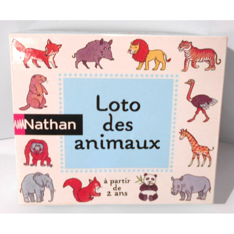 Loto des animaux - Nathan