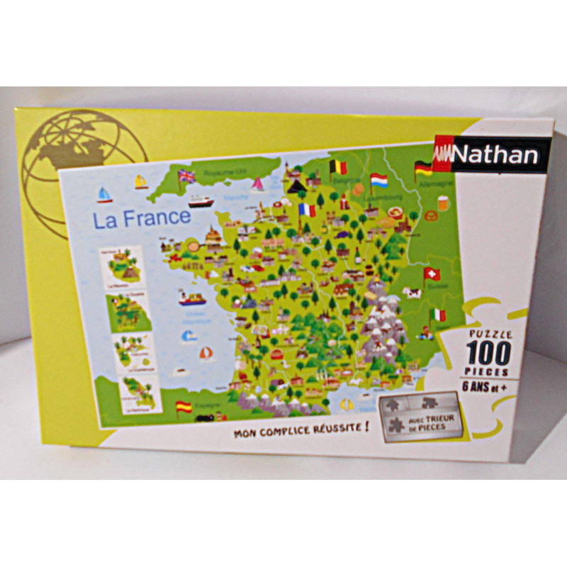 Puzzle de la France - Nathan