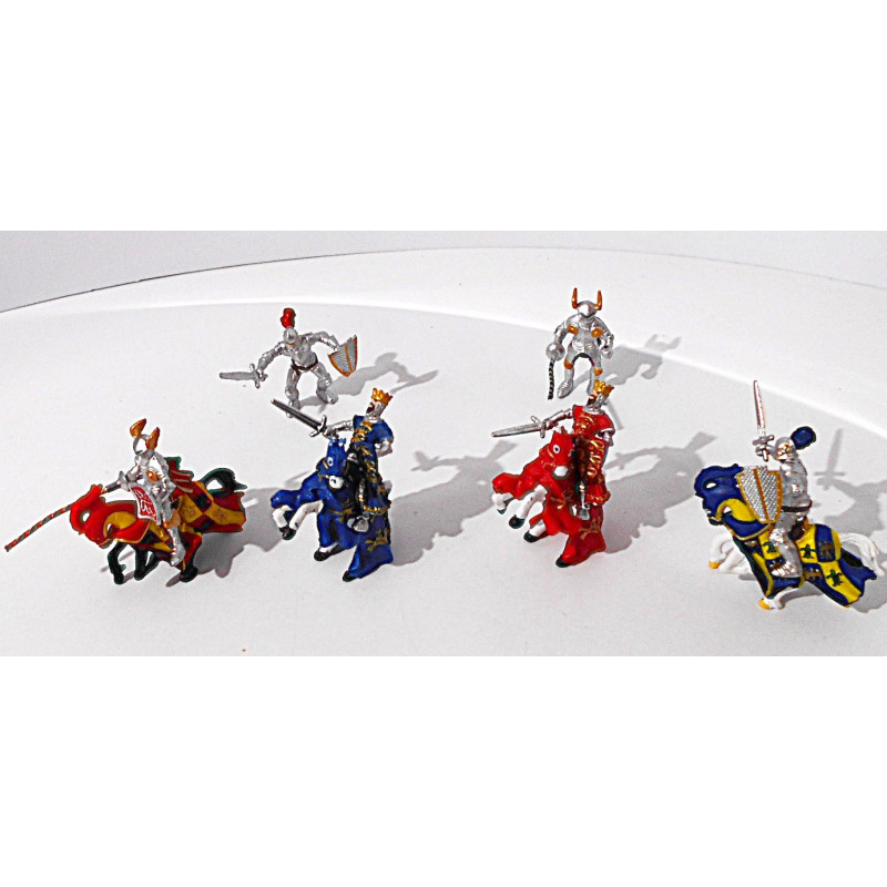 lot de 6 Figurines chevalier - Papo