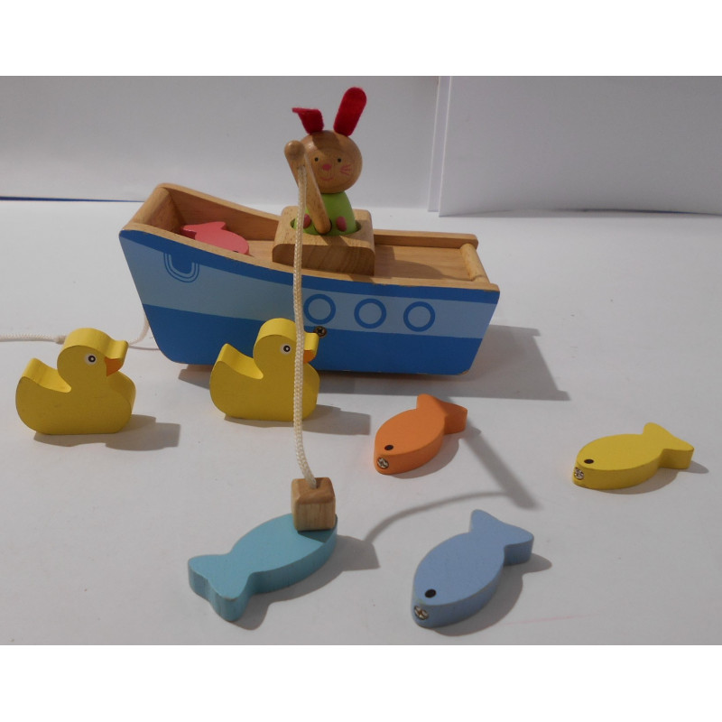 P'tit mousse bateau de pêche magnétique - Oxybul