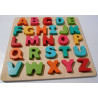 Puzzle en bois lettres de l'alphabet