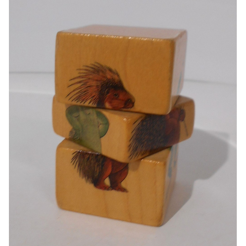 Petit jouet en bois pivotant - Sevi Staggukan Ars edition Italy