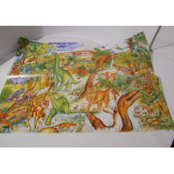 Puzzle Observation Dinosaures 100 pièces - Djeco
