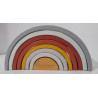 Arc-en-ciel en bois à empiler  - Little Dutch