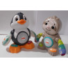 Lot de 2 linkimals paresseux et pingouin