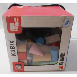 KUBIX 100 pièces en bois - Janod