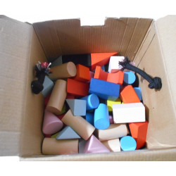 KUBIX 100 pièces en bois - Janod