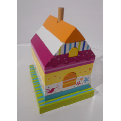 Maison à empiler en bois- Susibelle Goki