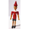 Figurine Pinocchio articulée en bois