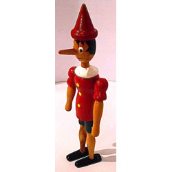 Figurine Pinocchio articulée en bois
