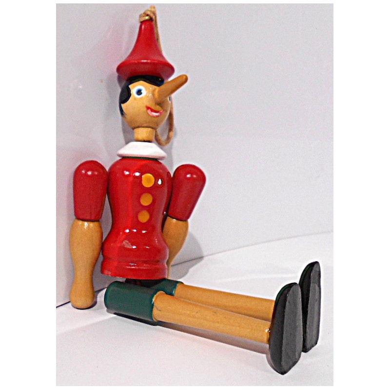 Figurine Pinocchio en bois
