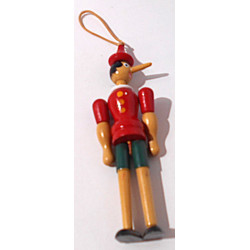 Figurine Pinocchio en bois
