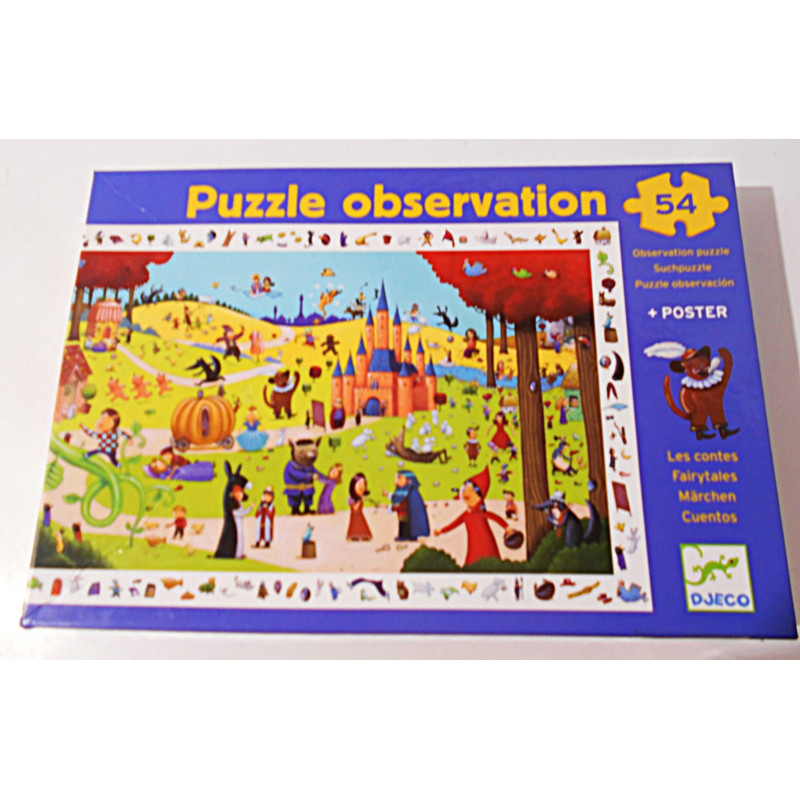 Puzzle observation Djeco - les contes