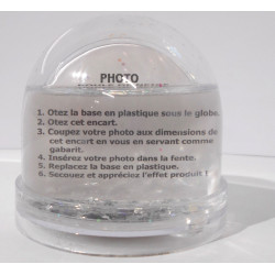 Boule de neige le petit prince avec mouton