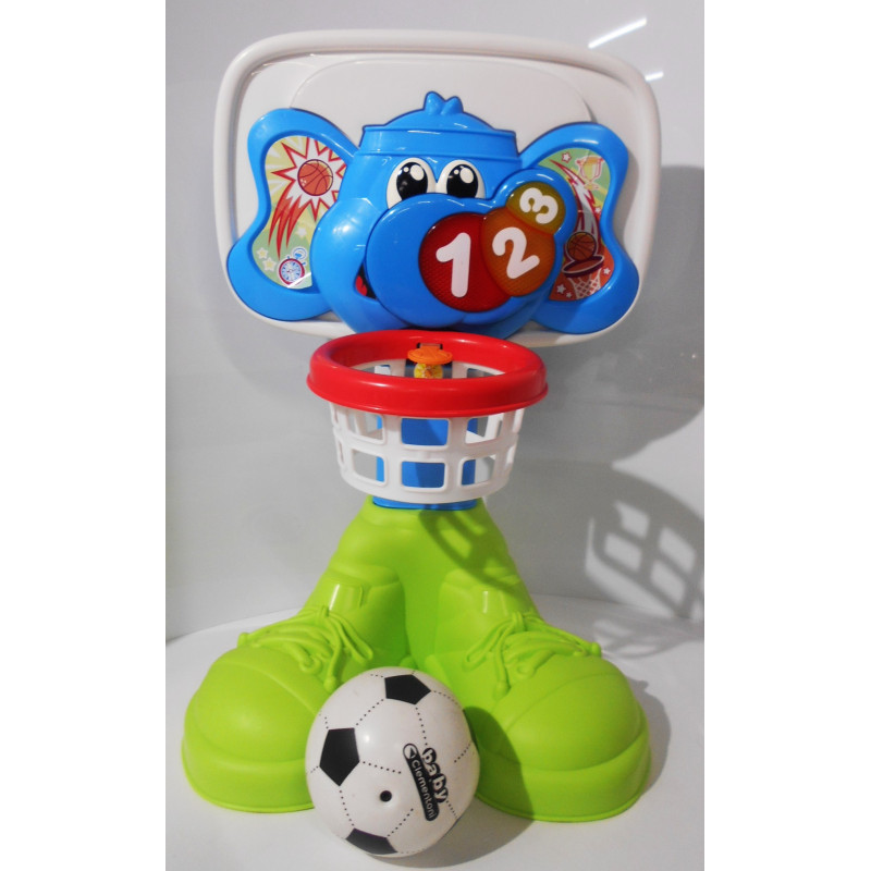 Jouet 2-en -1 Basket Foot pour enfants-Baby Clemmy
