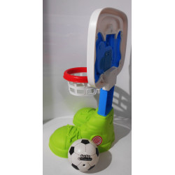 Jouet 2-en -1 Basket Foot pour enfants-Baby Clemmy
