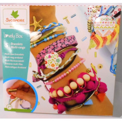 Lovelybox - Kit de fabrication de bracelets multi-rangs - Sycomore