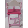 Chaise en bois pour poupée