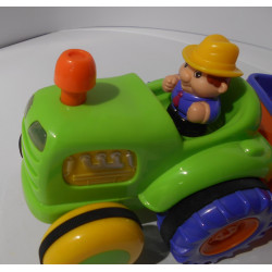 Tracteur avec animaux électronique