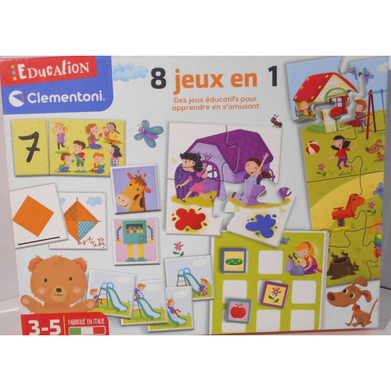 8 jeux en 1 - Clementoni