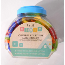 90 Lettres et chiffres magnétiques - petit genie
