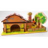 Jeu en bois- ferme avec personnages et animaux - Play tive junior