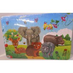 Puzzle animaux - 80 pièces