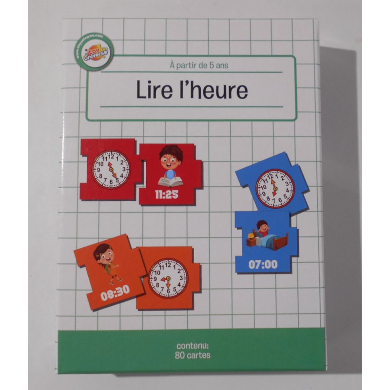 Lire l'heure - Toy Universe