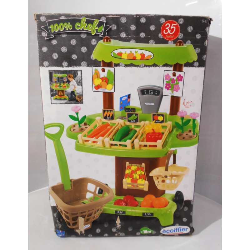 Marché en bois pour enfants- Mon Chef (35 pièces)