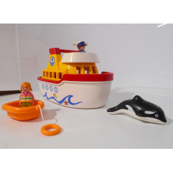 Navire transportable Playmobil 123