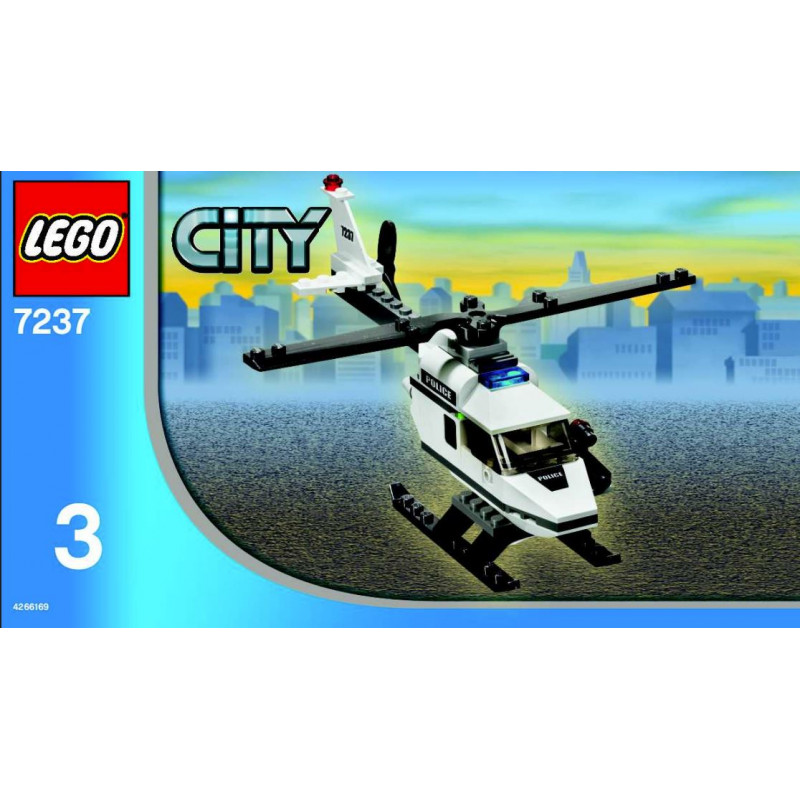 LEGO City - Le commissariat de police (Hélicoptère) - Réf. 7237