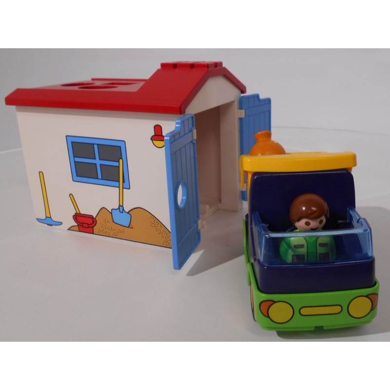 Camion avec garage - Playmobil 1.2.3 -