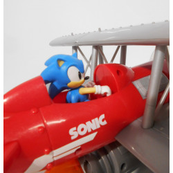 Avion Électronique Tornado Biplane et Figurine Sonic