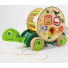 Tortue en bois à tirer - Playtive