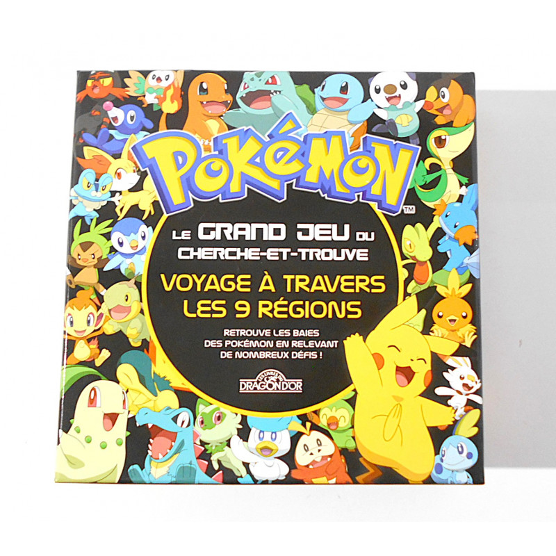 Pokémon - Le Grand Jeu du Cherche-et-Trouve - Voyage à Travers Les 9 régions