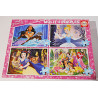 4 Puzzles Disney Princess - Educa