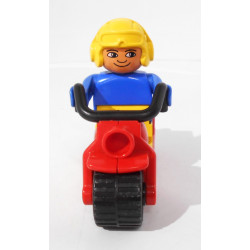 Lego Duplo - Motard + Moto - Réf 2612 - Vintage