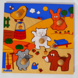 Puzzle en bois - Djeco -...