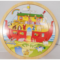 puzzle en bois arche de noé