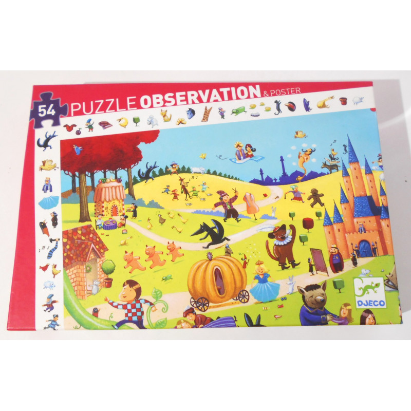 Puzzle Djeco - Contes - 54 pièces