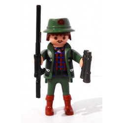 Figurine Playmobil chasseur avec accessoires