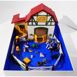 Ferme Playmobil avec animaux et accessoires